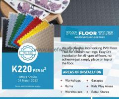 PVC Interlocking Rubber Floor Tile