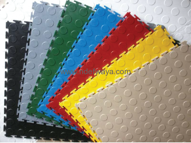 PVC Interlocking Rubber Floor Tile - 2